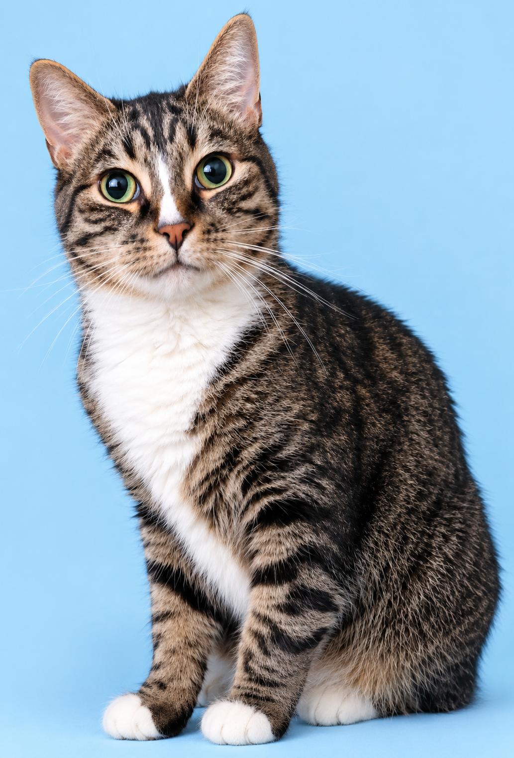 Fonzie, Adoptable, Adult Male Domestic Short Hair.