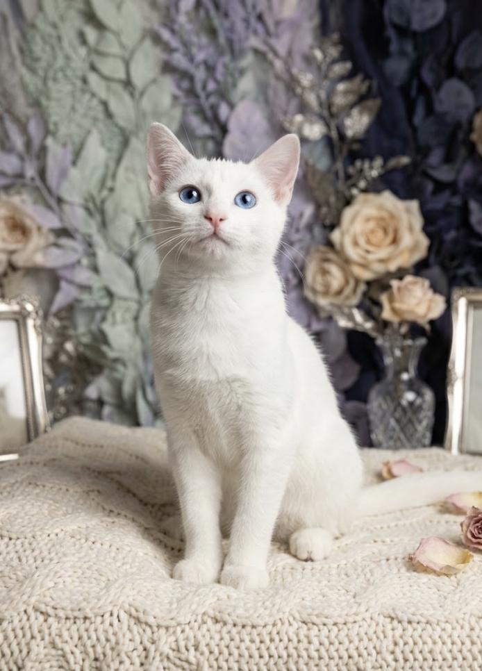 Pingo - Sister of Pongo, Adoptable, Kitten Female Siamese & Domestic Short Hair.