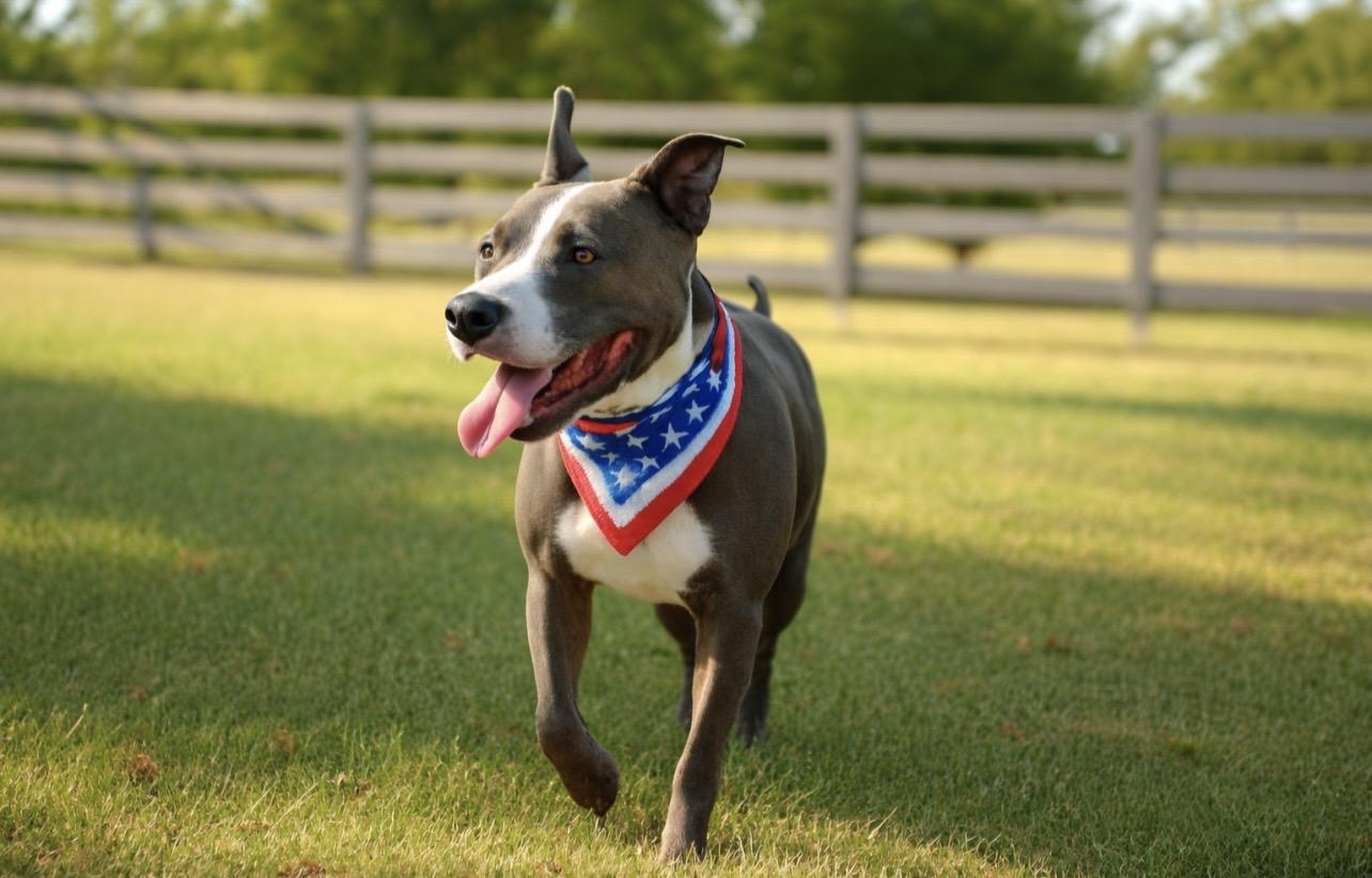 Enlarge CAL, a ADOPTABLE Pit Bull Terrier in Houston, TX image 4/6