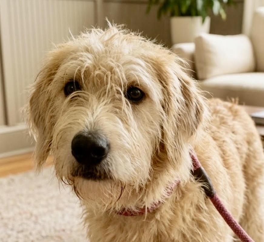 Bronx, Adopted, Young Male Labradoodle.
