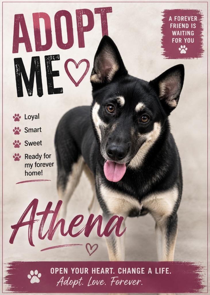 Enlarge Athena, a Adoptable mixed breed in Shelbyville, TN image 2/2