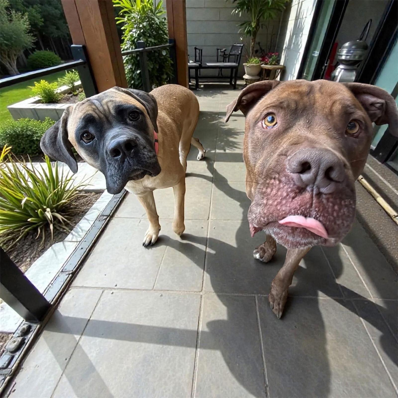 Tucker, Adoptable, Young Male Dogue de Bordeaux.