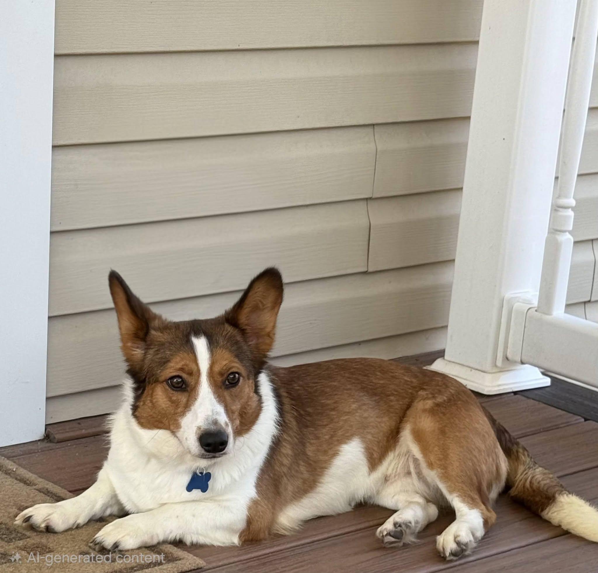 Shy, ADOPTABLE, Young Female Corgi & Australian Cattle Dog / Blue Heeler.