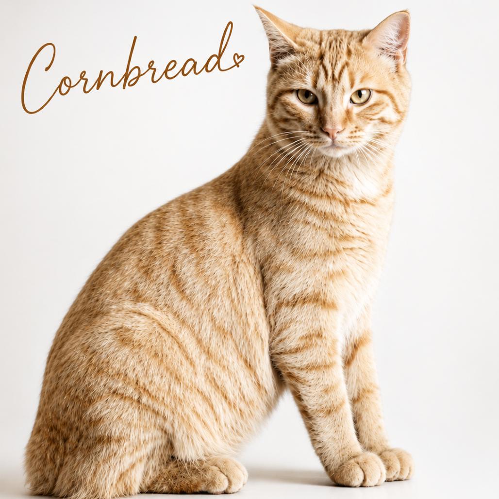 Cornbread C26-233, Adoptable, Young Female Domestic Short Hair.