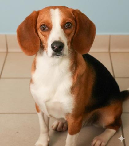 Wagner, Adoptable, Adult Male Beagle & Mixed Breed.