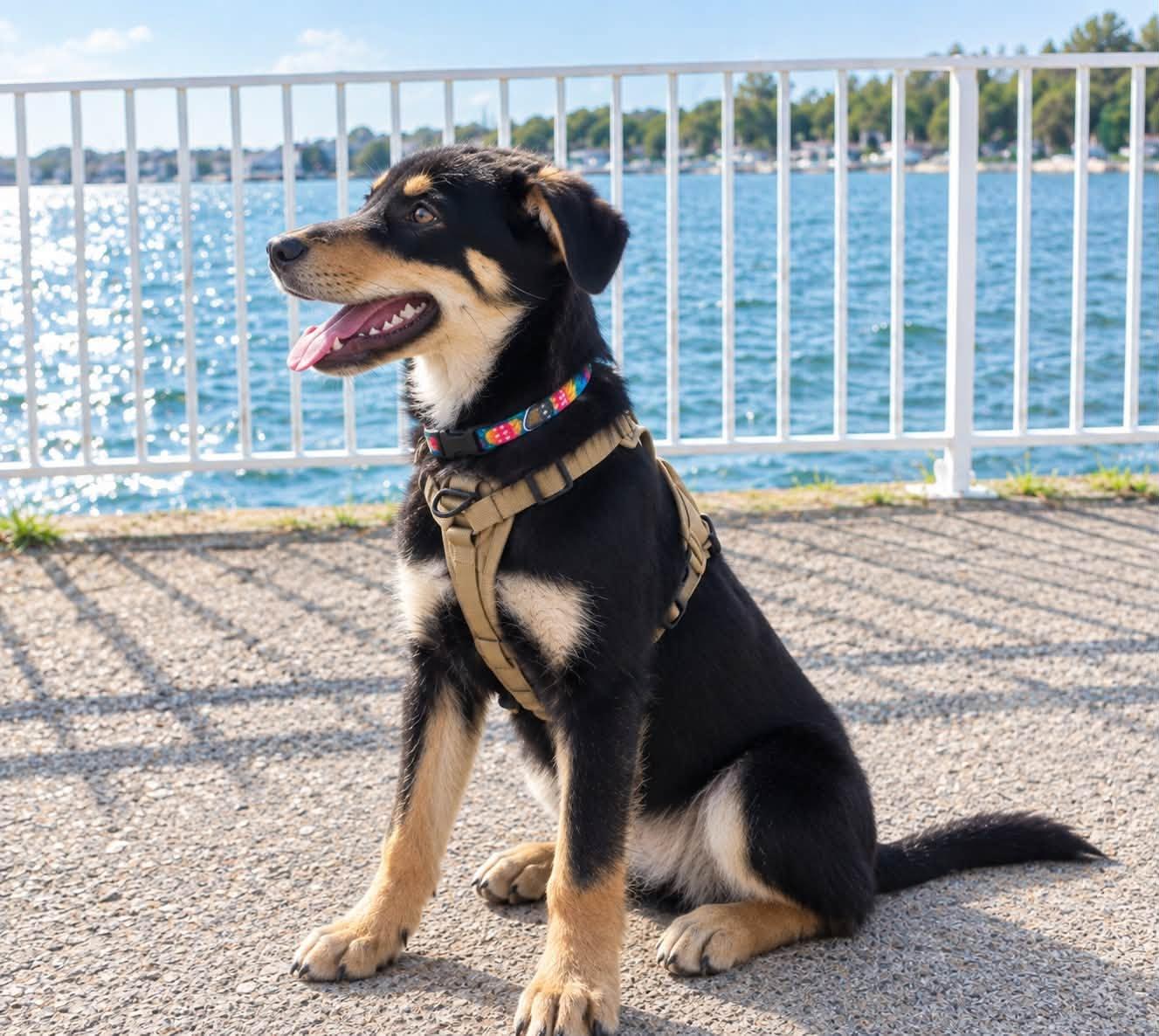 Parker, Adopted, Puppy Male Shepherd.
