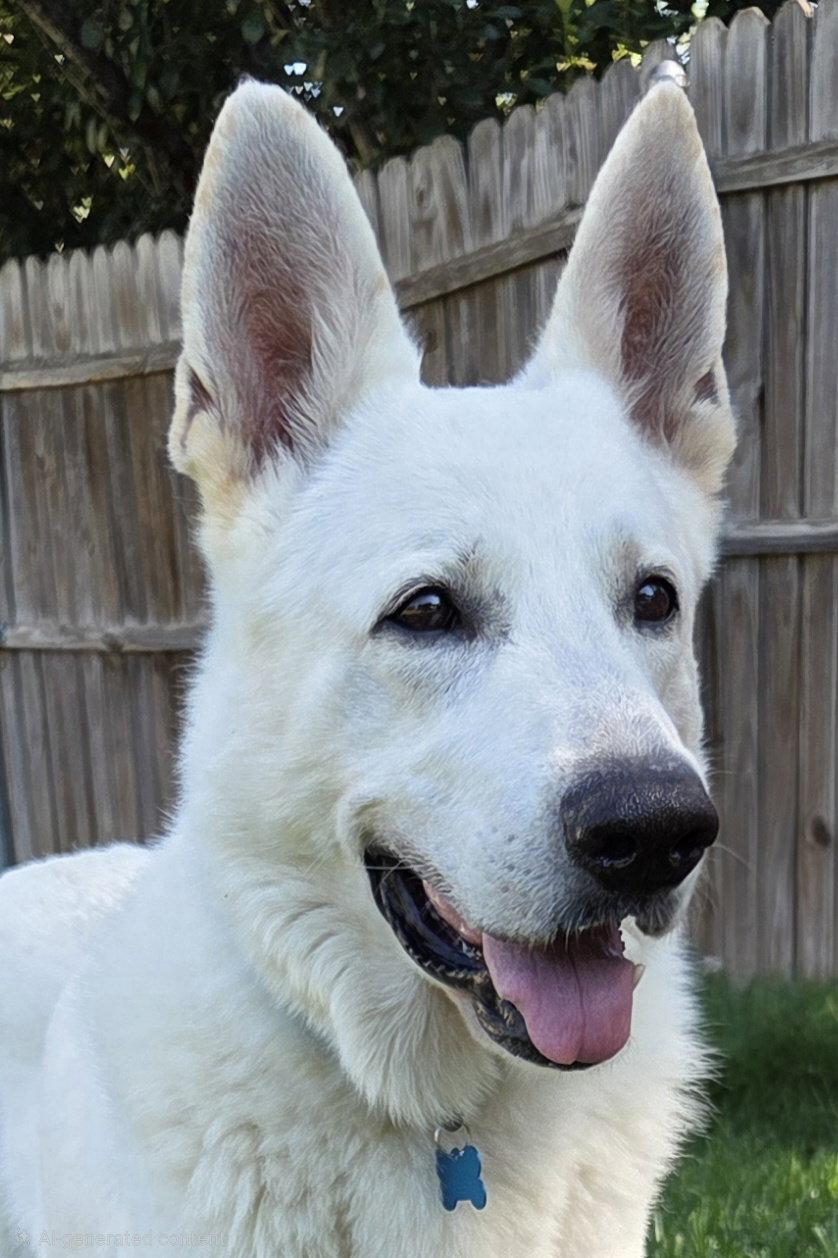 Enlarge Henley, a Adoptable White German Shepherd in Londonderry, NH image 3/3