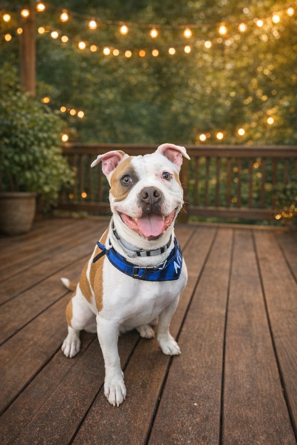 Guerro, ADOPTABLE, Young Male Pit Bull Terrier.