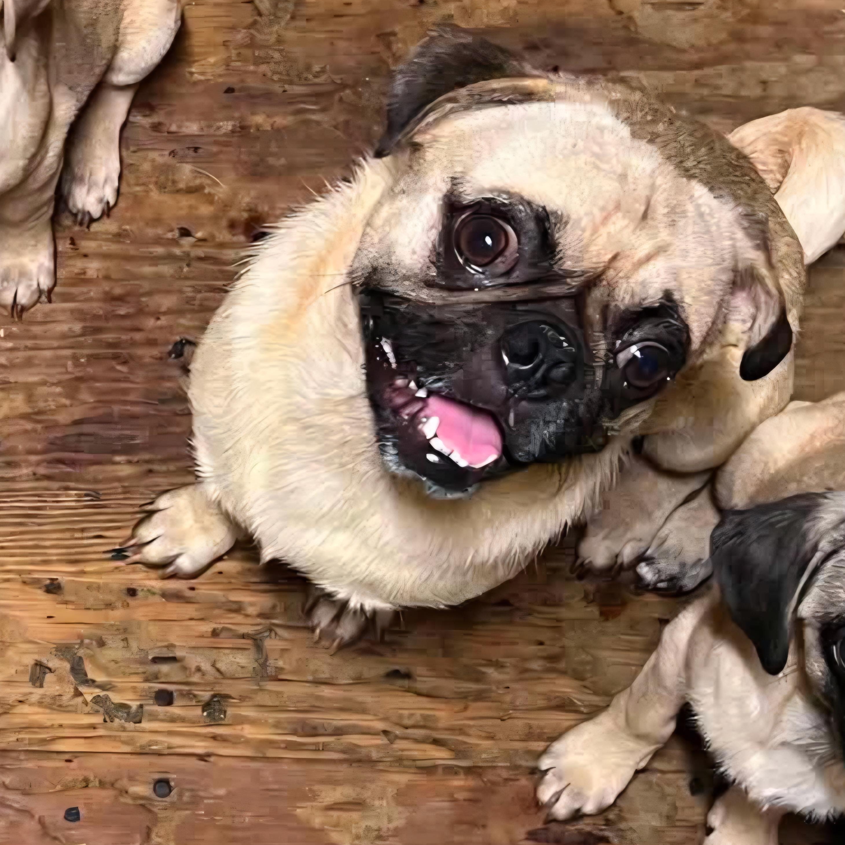 Thurston, Adoptable, Young Male Pug.