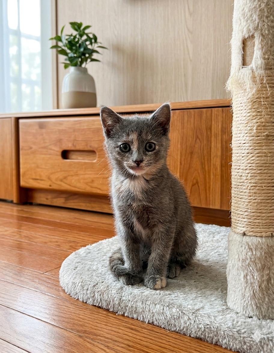 Sea shell, Adoptable, Kitten Female Domestic Short Hair.