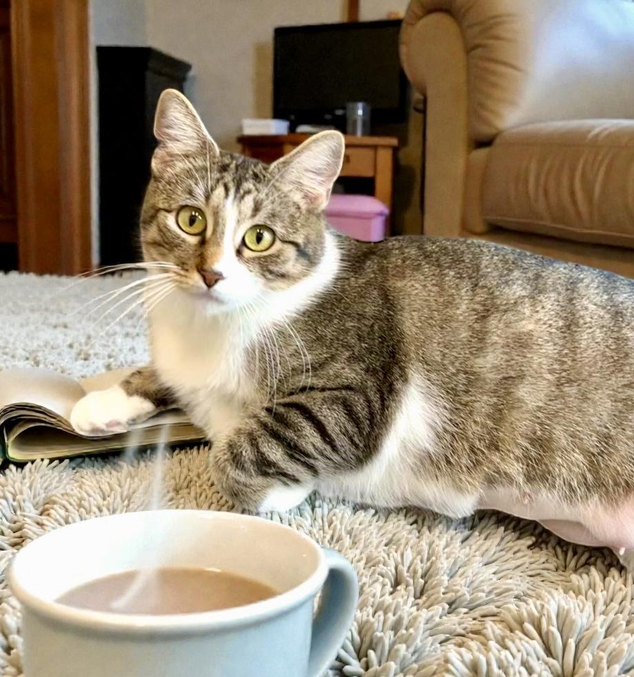 Madonna, a Adoptable Domestic Short Hair in Perry, IA image 3/3