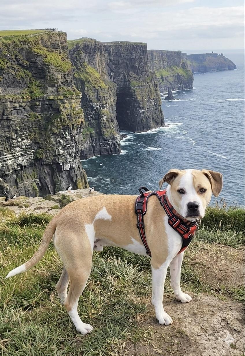 Irish, adoptable, Young Male Hound & Pit Bull Terrier.