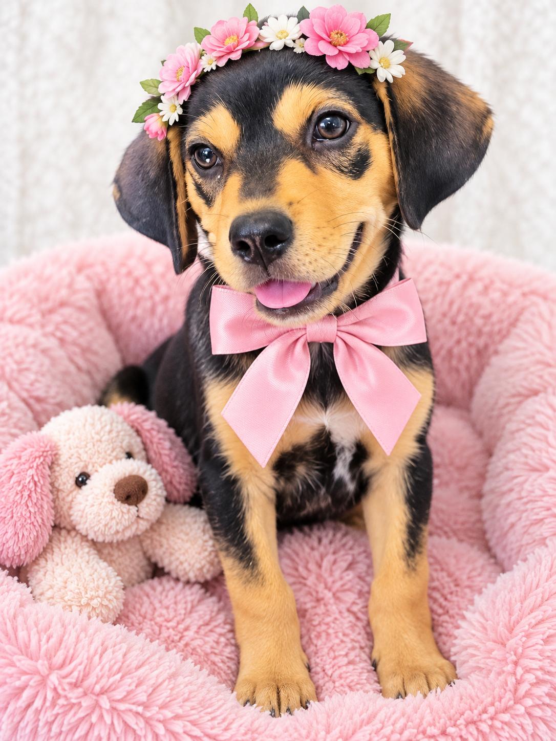 Twila, Adopted, Puppy Female Beagle.