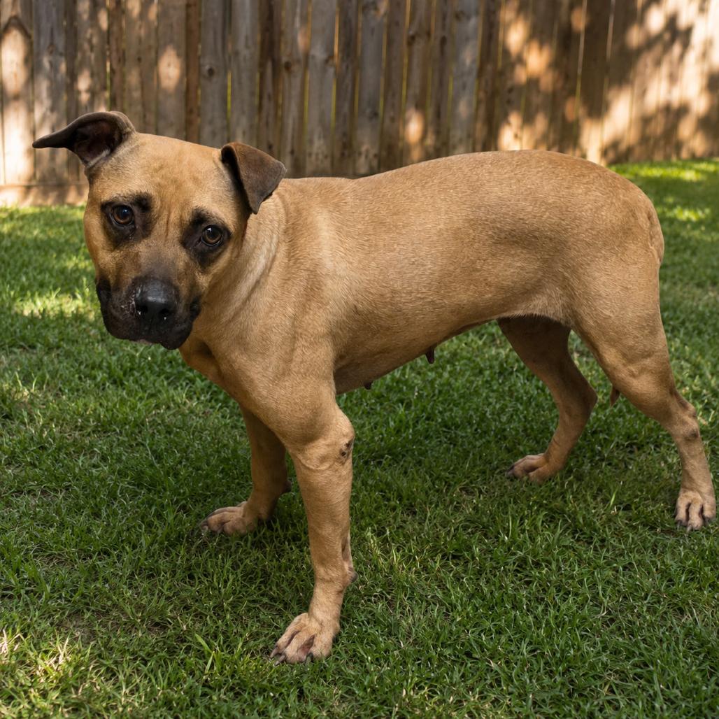 Matilda, a Adoptable Black Mouth Cur in Norman, OK image 4/4