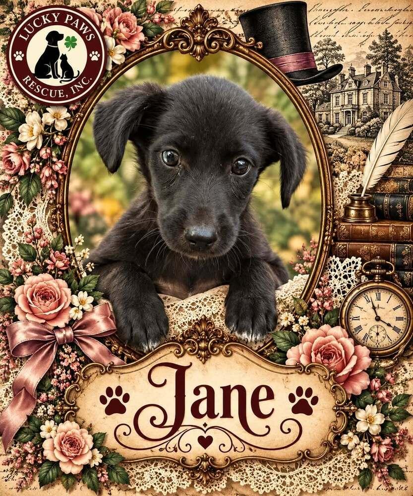 Enlarge Pride & Prejudice Litter - Jane, a Adoptable mixed breed in Sumter, SC image 1/4