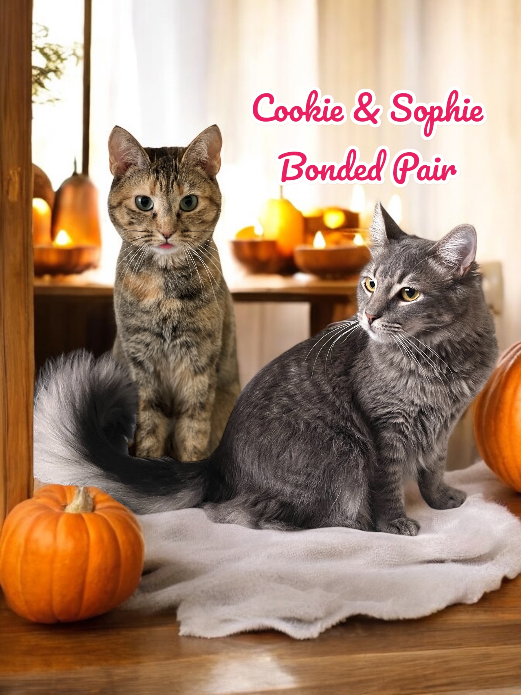 Sophie & Cookie - Bonded Pair
