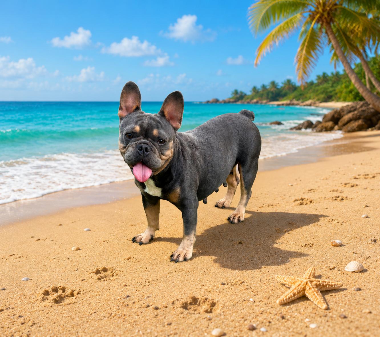 Blue, ADOPTABLE, Young Female French Bulldog.