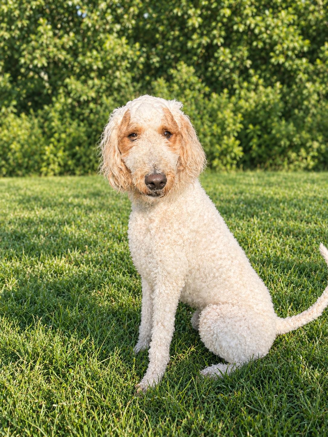 Loki, Adoptable, Adult Male Goldendoodle.