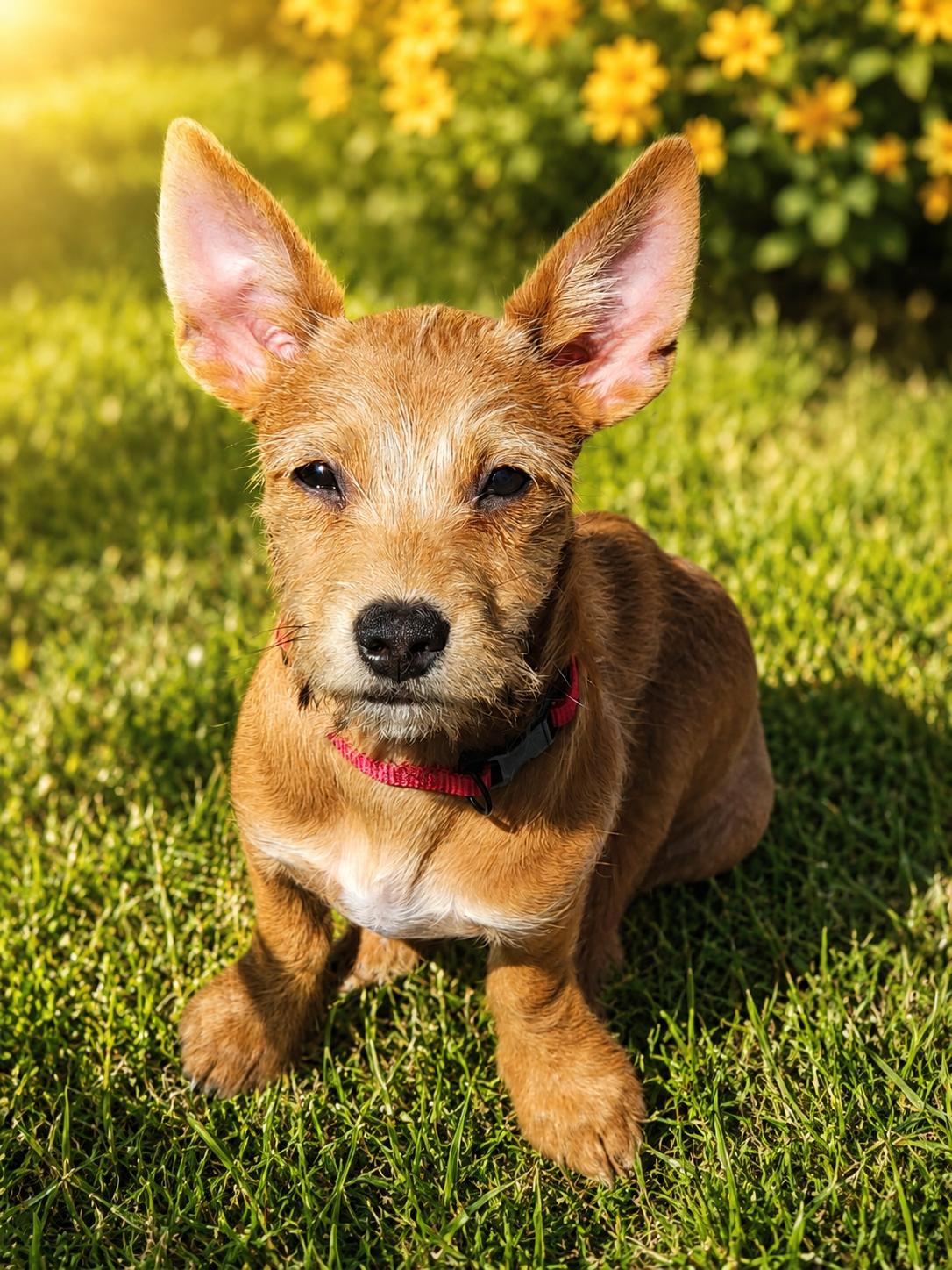 JULIAN, adopted, Young Male Terrier.
