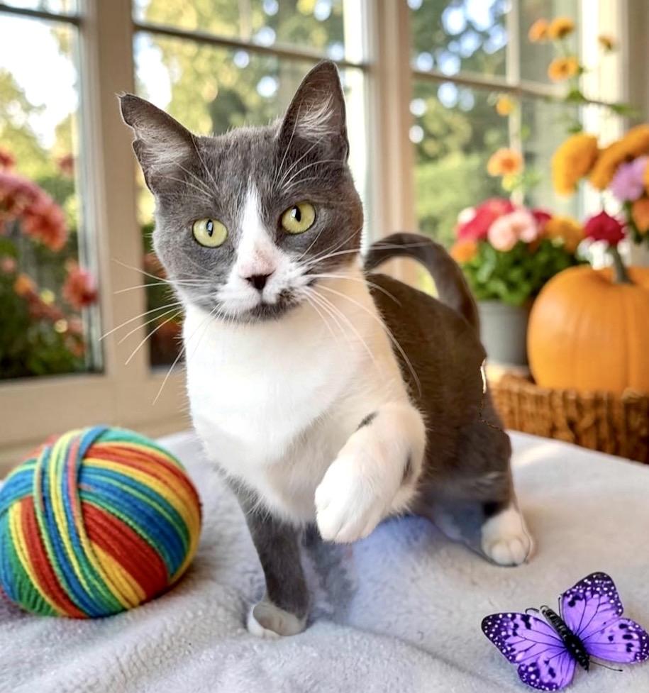 Enlarge Sasha, a Adoptable Domestic Short Hair in Perry, IA image 4/5