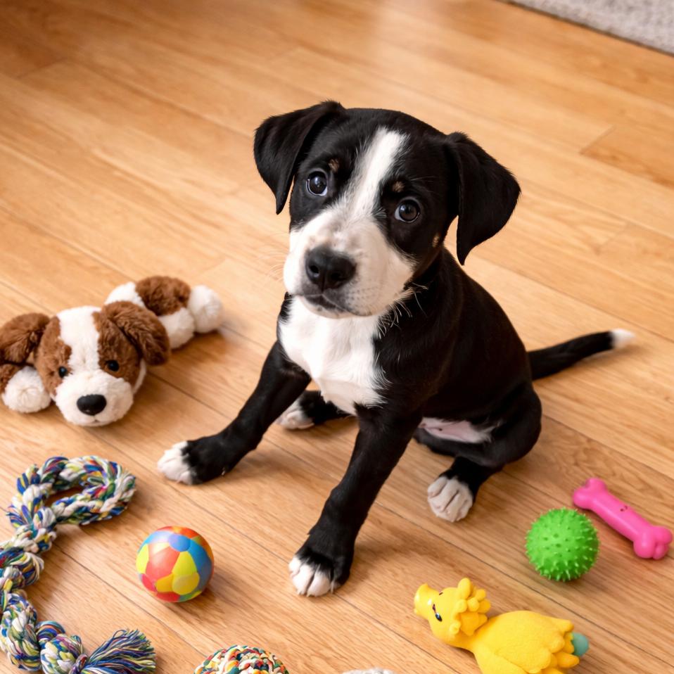Rosie, adopted, Puppy Female Mixed Breed.