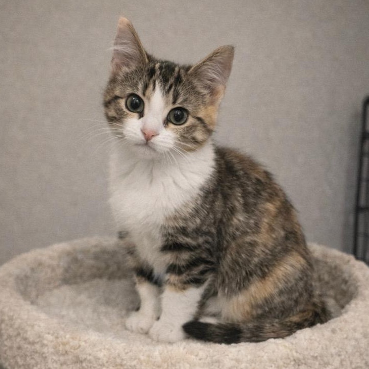 Paisley, Adoptable, Kitten Female Torbie & Calico.