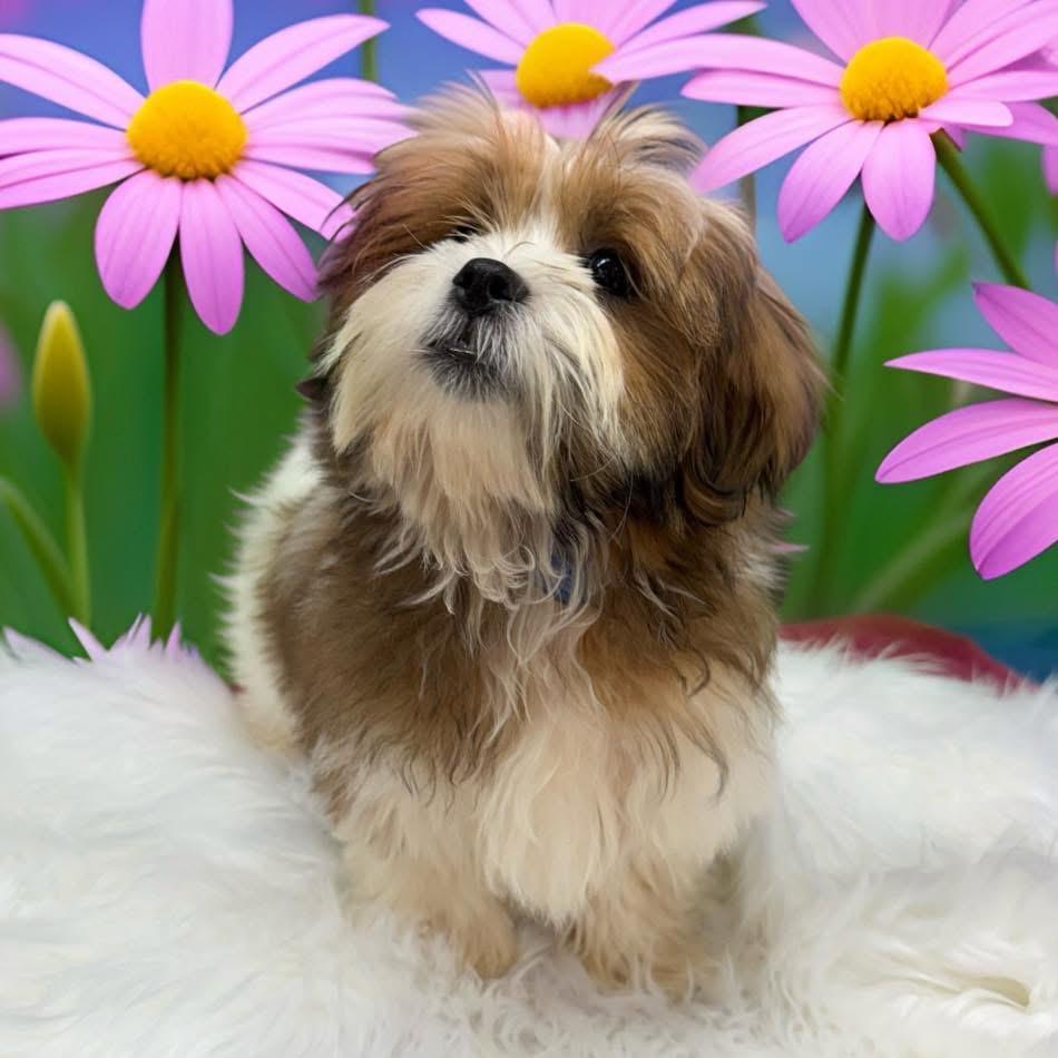 Joe, ADOPTABLE, Puppy Male Shih Tzu.