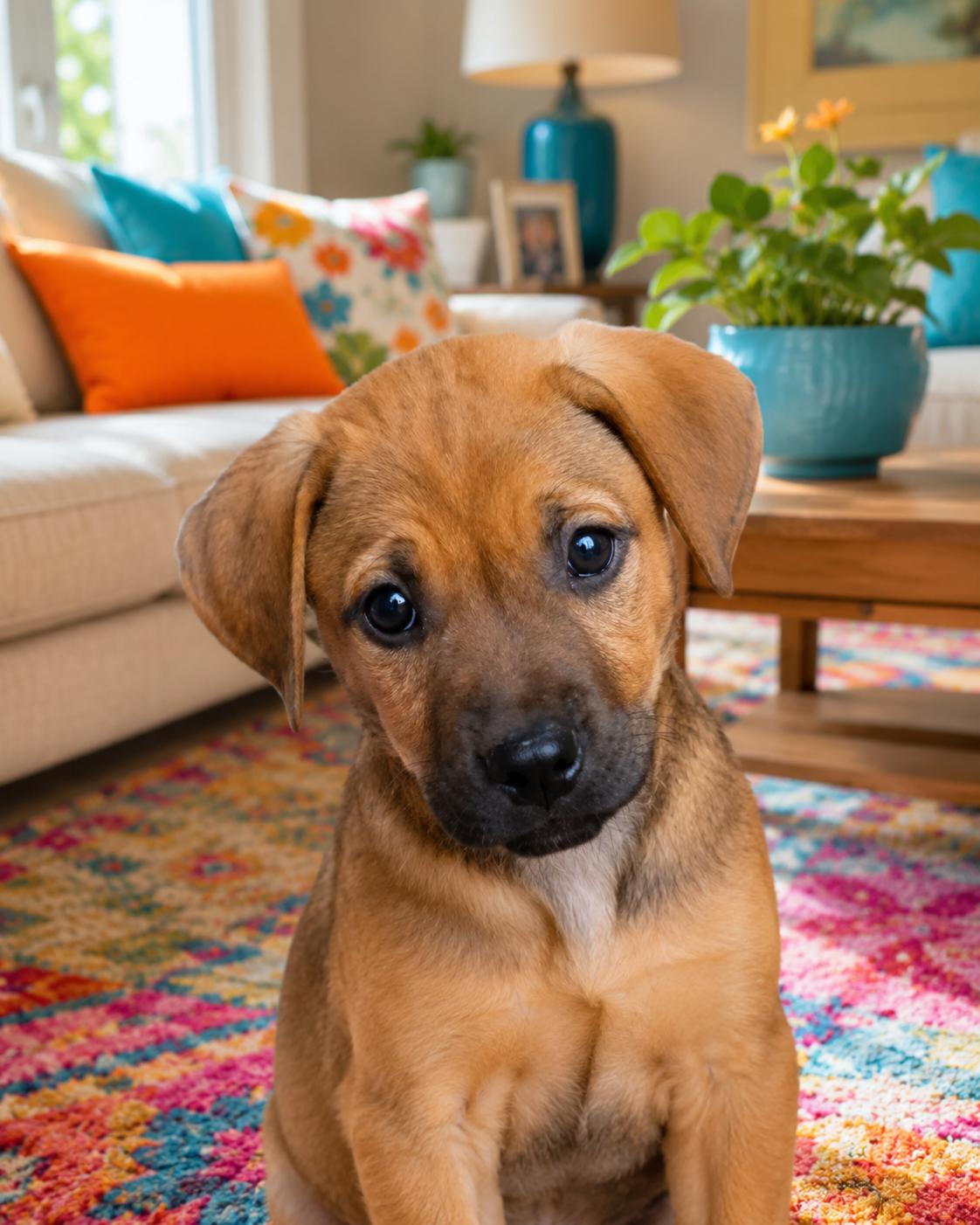 Zoey, adopted, Puppy Female Labrador Retriever & Black and Tan Coonhound.