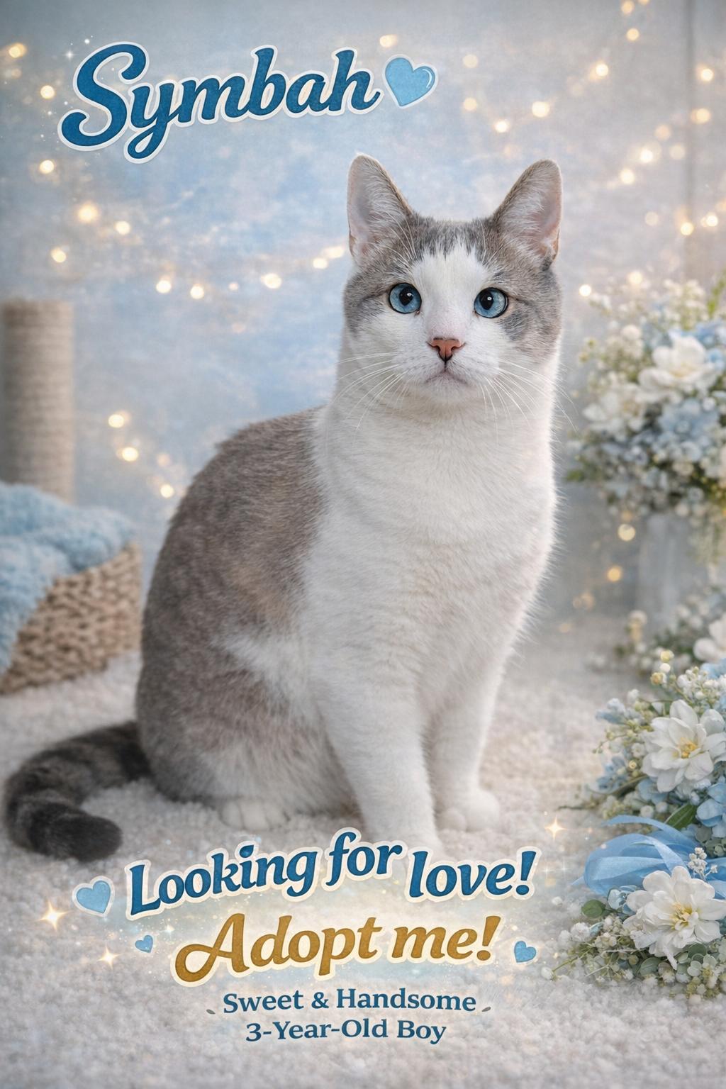 Symbah-Handsome Snowshoe is the Total Package!, Adoptable, Adult Male Snowshoe.