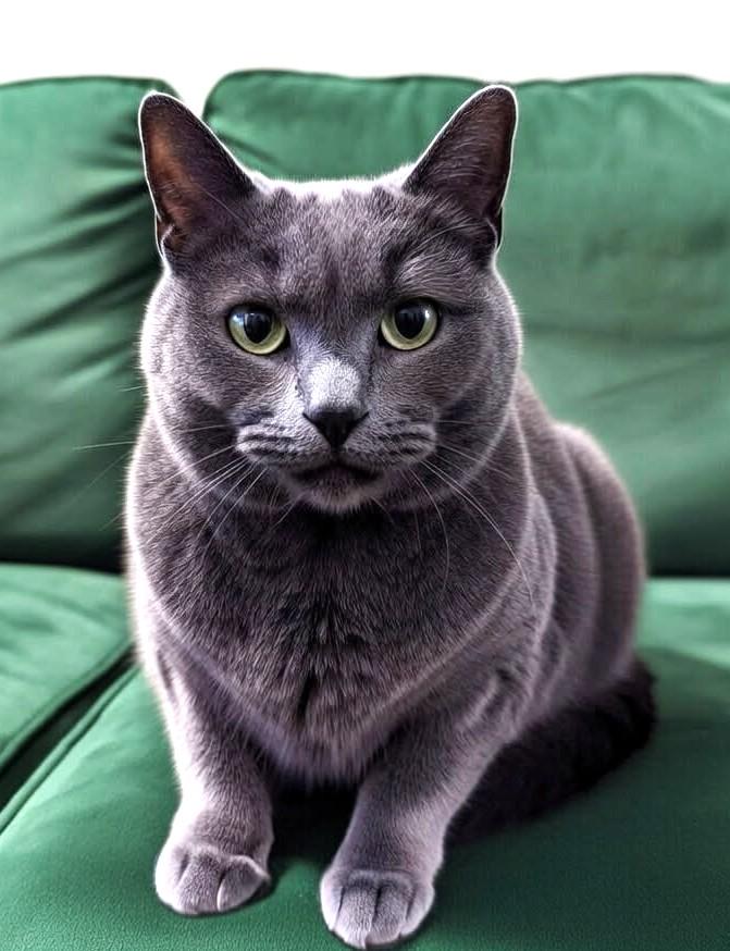 OG AKA "Original Gangster", a ADOPTABLE Russian Blue in Ypsilanti, MI image 1/5