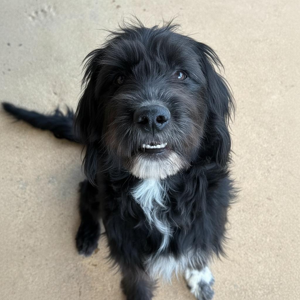 Poppy, ADOPTABLE, Young Female Poodle & Miniature Schnauzer.