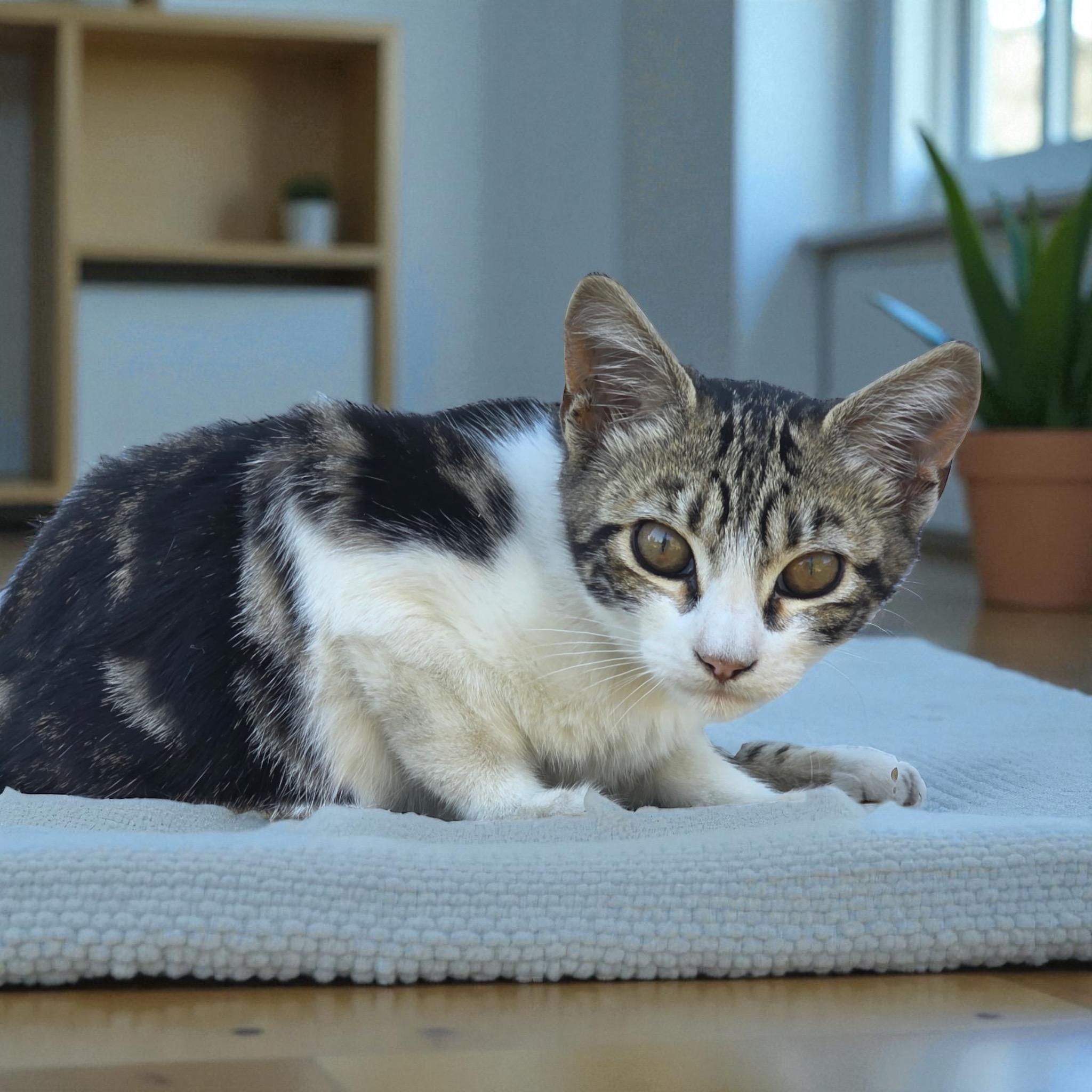 Canelita INDOOR ONLY, adopted, Kitten Female Domestic Short Hair.