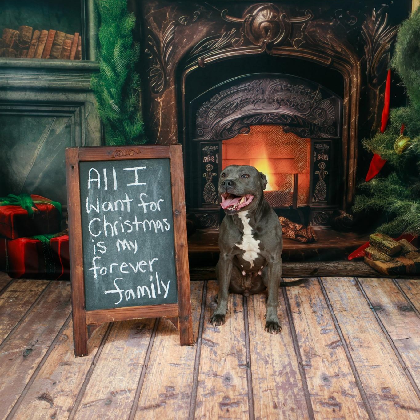 Enlarge Mama Shadow, a Adoptable mixed breed in Wilmington, IL image 6/6