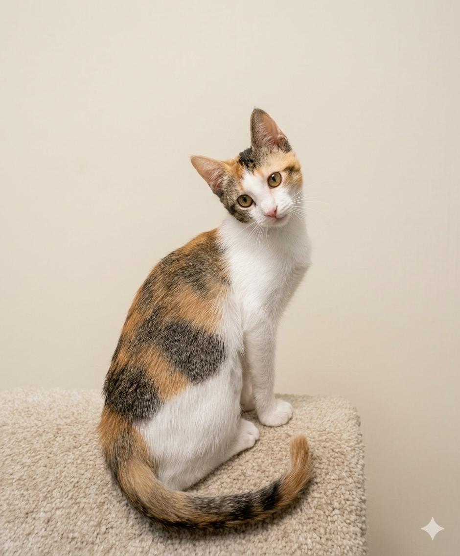 Kimchi - Sweet and affectionate, Adoptable, Kitten Female Domestic Short Hair.