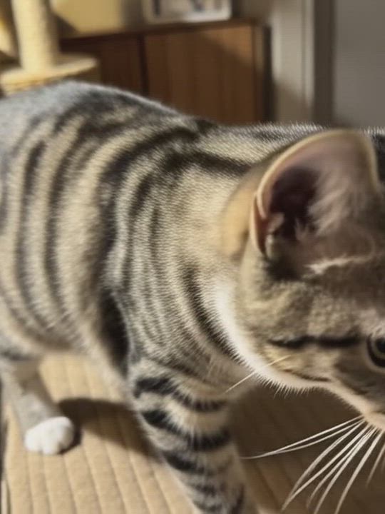 Enlarge Cookie 4 months, a Adoptable Tabby in Kissimmee, FL video 6/6