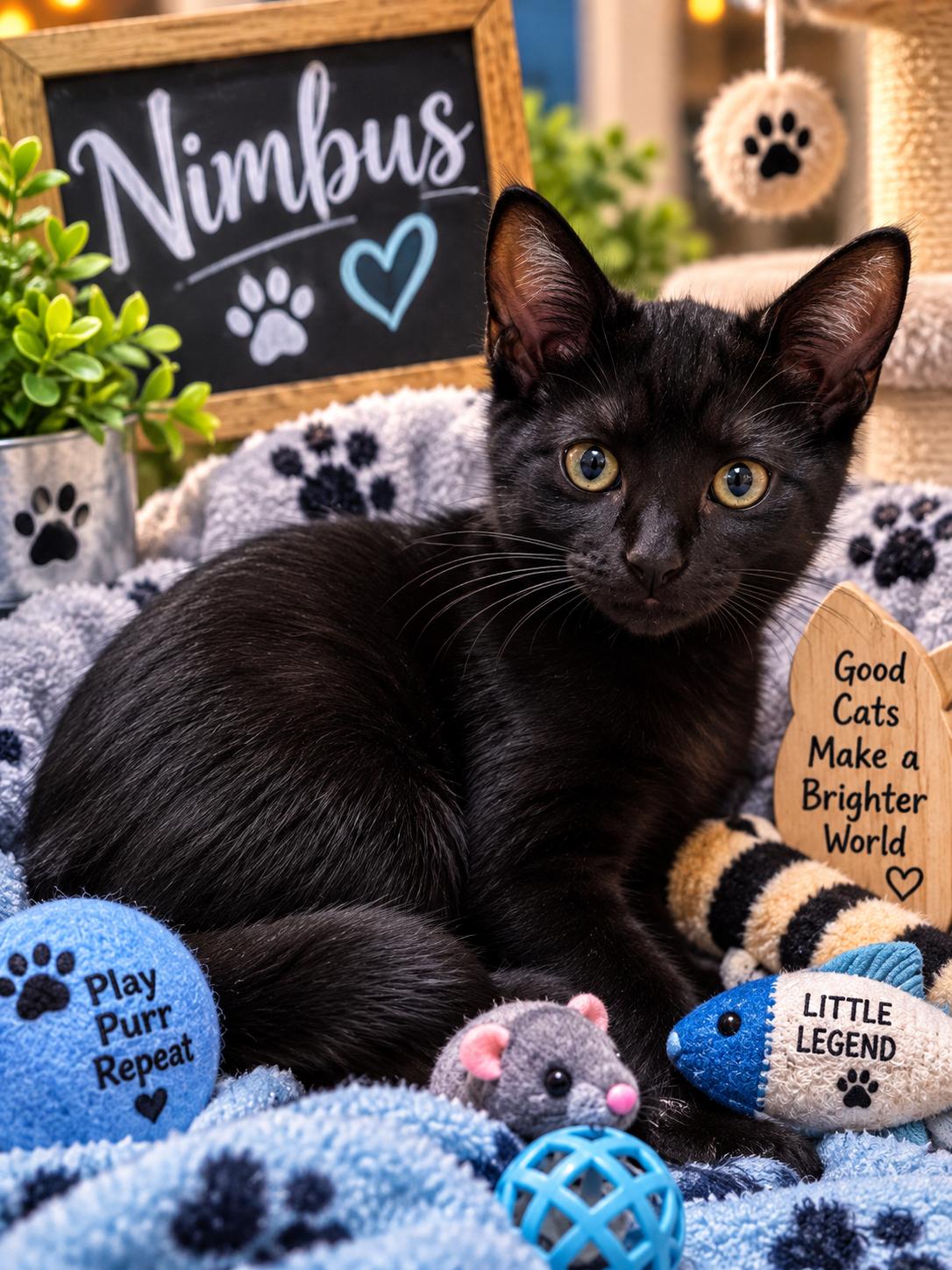Enlarge Nimbus (Lisa-Fostered in TN), a ADOPTABLE Domestic Short Hair in Brooklyn, CT image 1/2