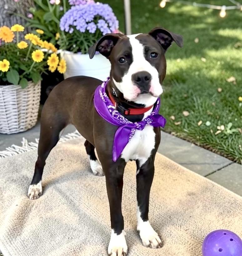 Enlarge Coraline, a ADOPTABLE Staffordshire Bull Terrier in Perry, IA image 3/6