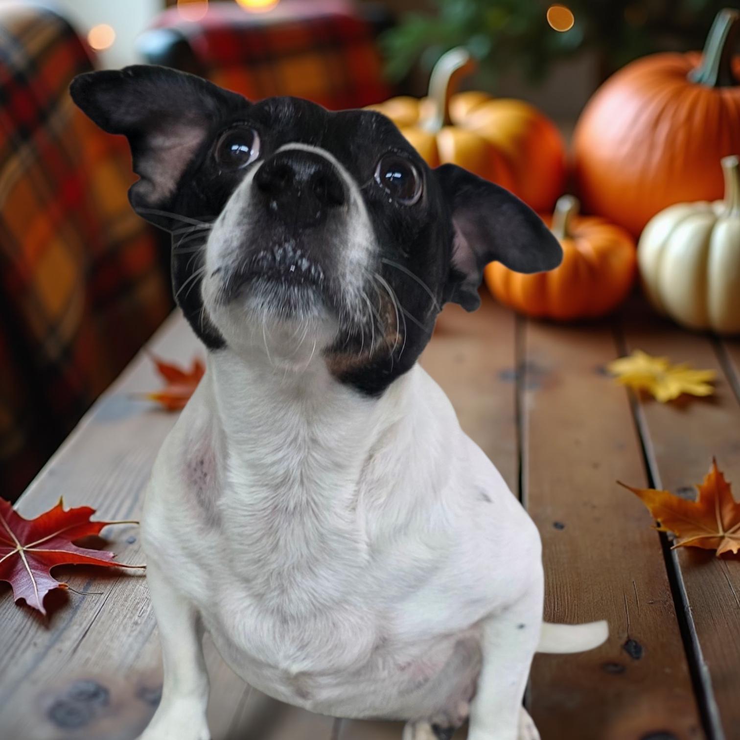 Bandit, Adoptable, Senior Male Beagle & Jack Russell Terrier.