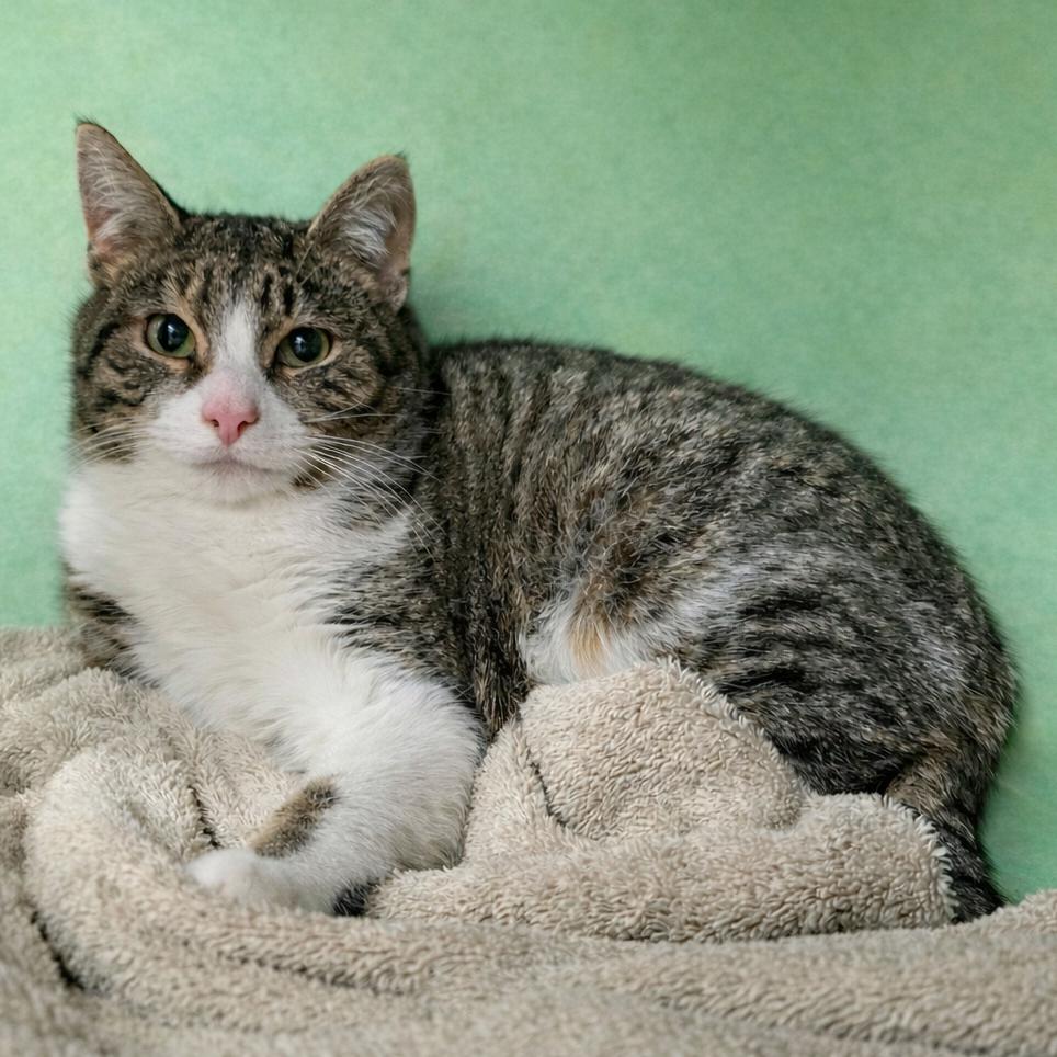 Enlarge Bugbite, a Adoptable Domestic Short Hair in Fort Wayne, IN image 2/2
