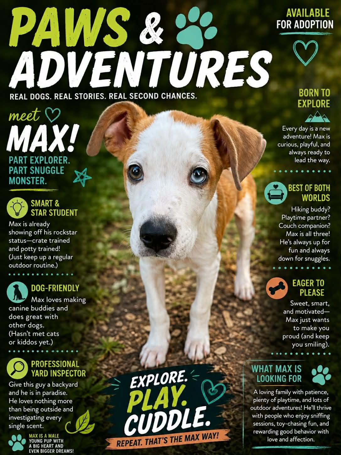Enlarge MAX, a ADOPTABLE mixed breed in Lincoln, NE image 6/6