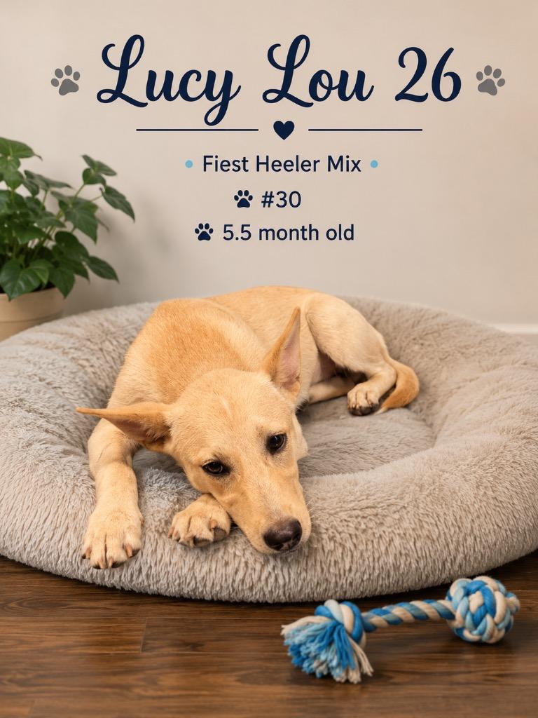 Enlarge Lucy Lou 26, a Adoptable mixed breed in Brookhaven, MS image 2/4