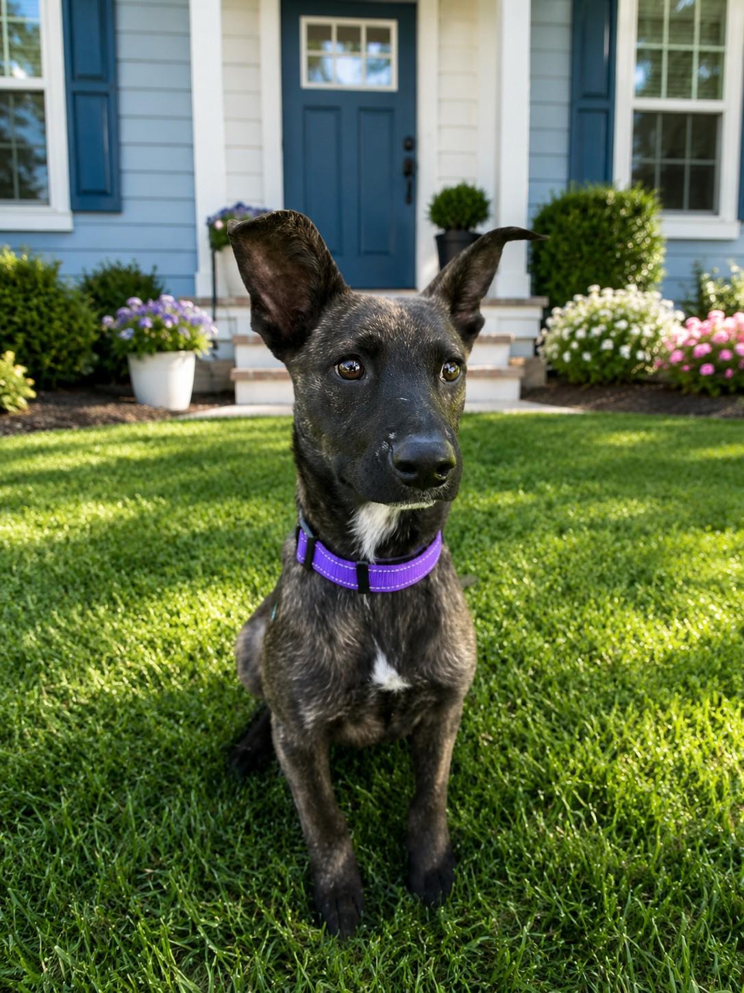 Harper , adoptable, Puppy Female Belgian Shepherd / Malinois & Shepherd.