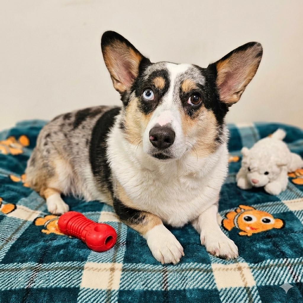 Lola, adopted, Adult Female Corgi.