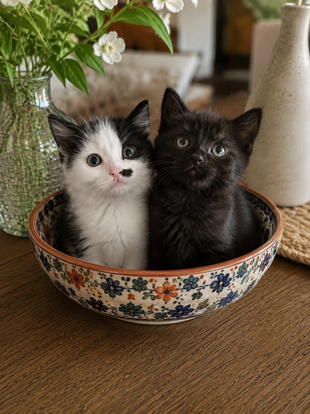 Enlarge Malala & Mustafa, a Adoptable Domestic Short Hair in Hickory, NC image 1/5