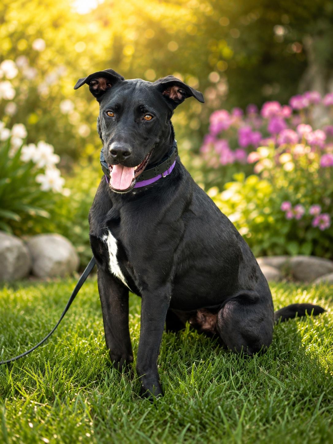 Amazing Cole, ADOPTABLE, Adult Male Great Dane & Greyhound.