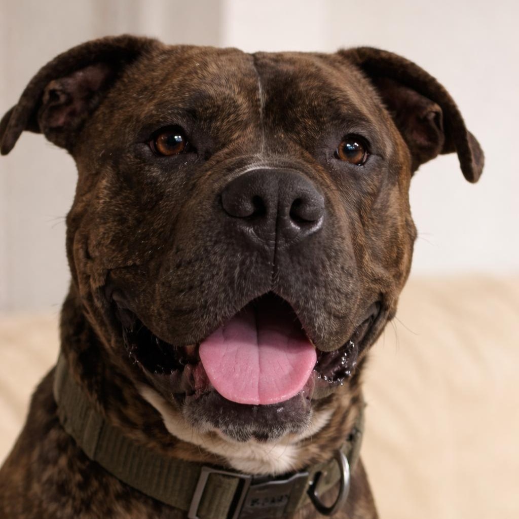 Sir Charles, ADOPTABLE, Young Male Bullmastiff & American Staffordshire Terrier.