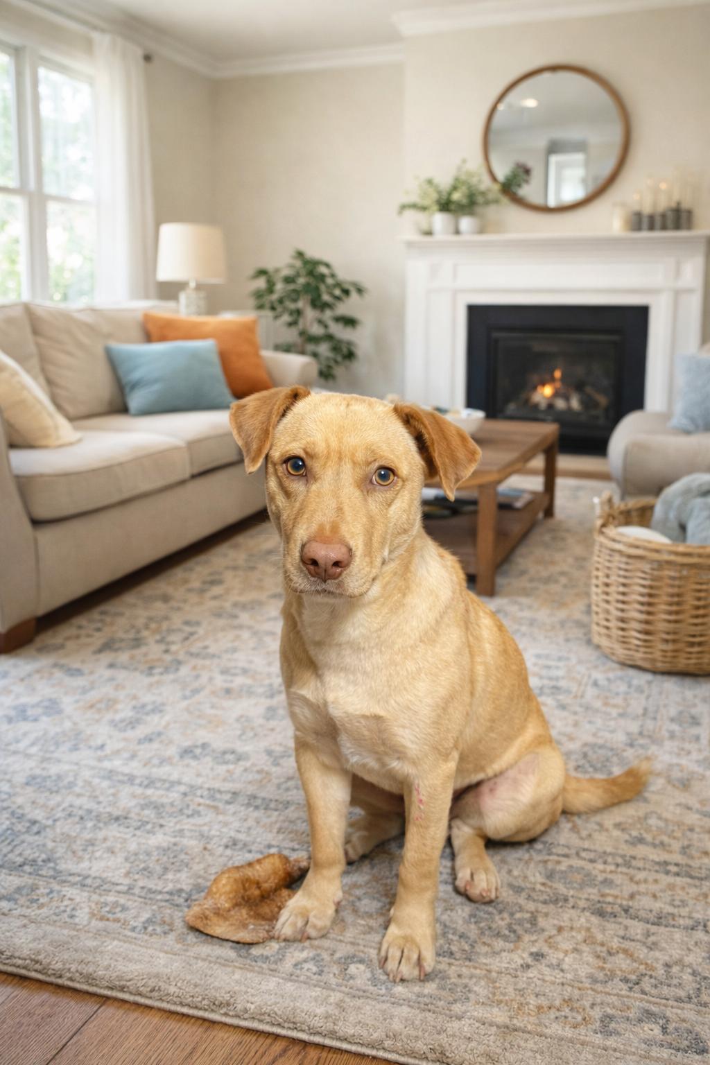 Sable, ADOPTABLE, Young Male Labrador Retriever.