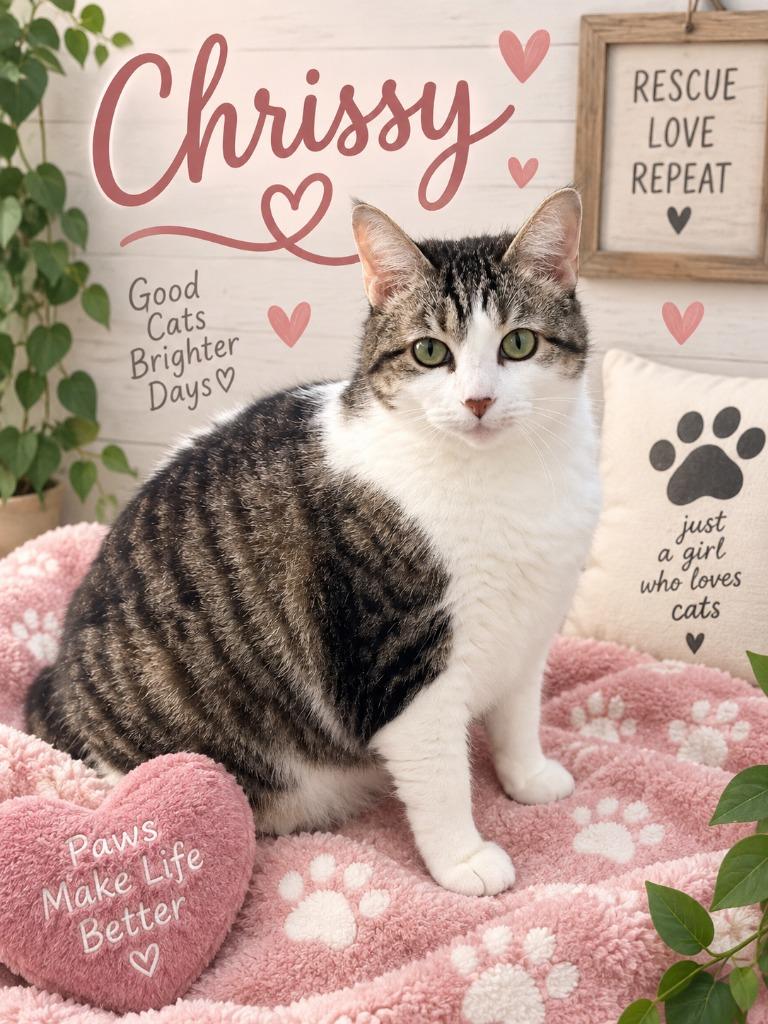 Enlarge Chrissy Snow, a Adoptable Domestic Short Hair in East Ridge, TN image 1/2