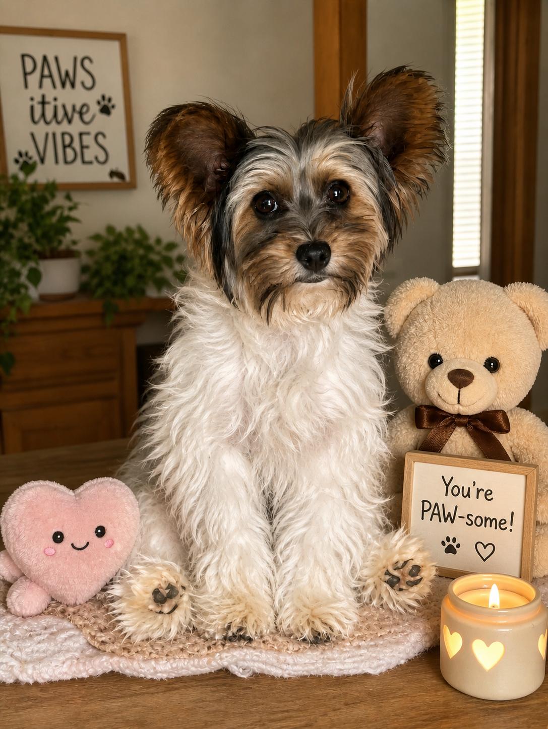 Teddy, adopted, Puppy Male Terrier.