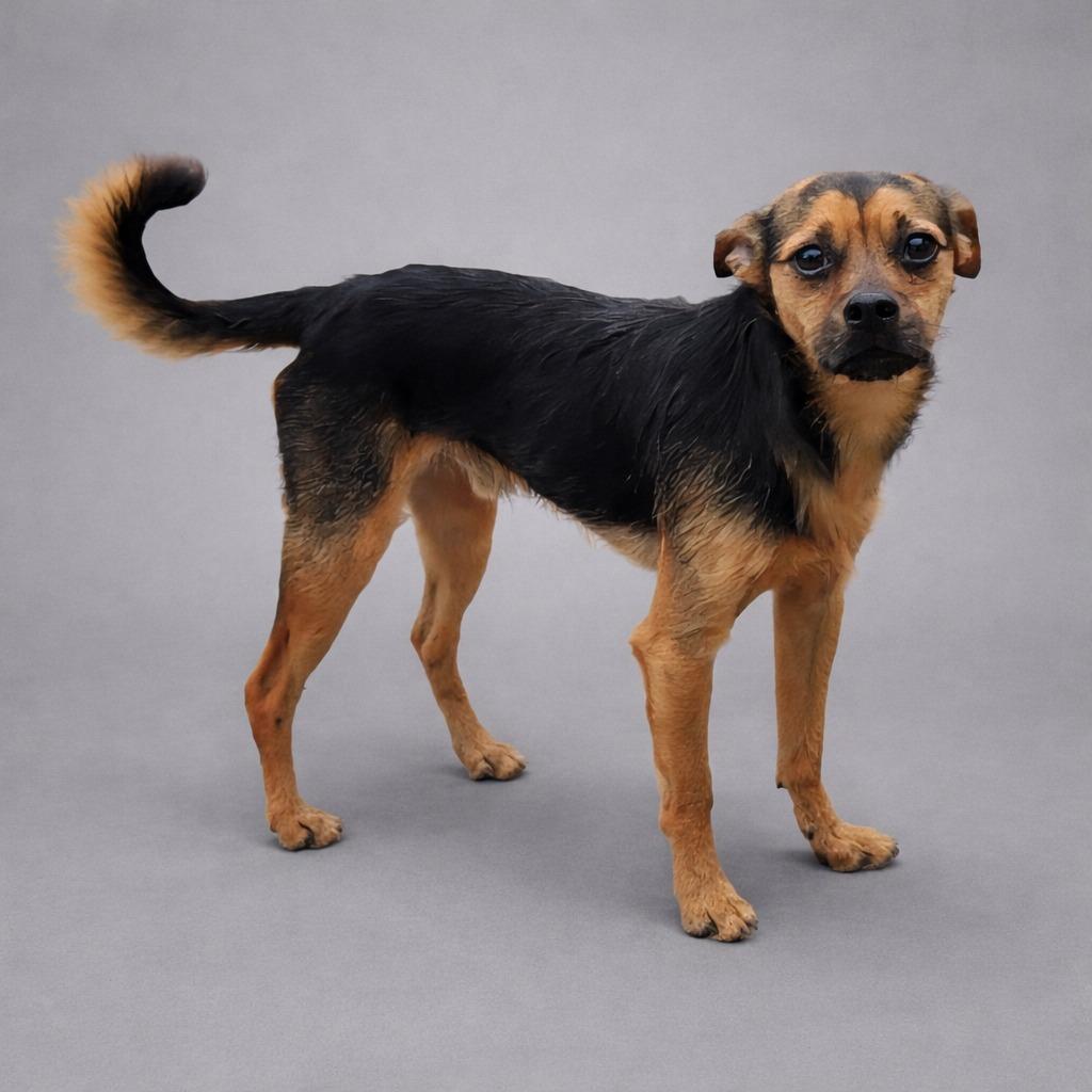 Bert, Adopted, Adult Male Terrier & Chihuahua.